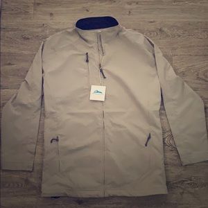 NWT Trimountain lightweight stone gray jacket 2XL